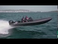 Roughneck 34 high performance rib in the bay of cannes