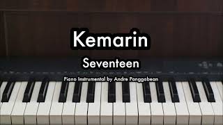 Video thumbnail of "Kemarin - Seventeen | Piano Karaoke by Andre Panggabean"