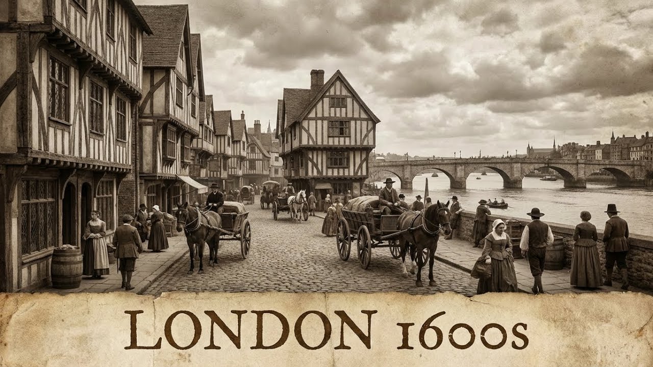 1600s London: A Cinematic Journey Through Time (AI Reconstructed)