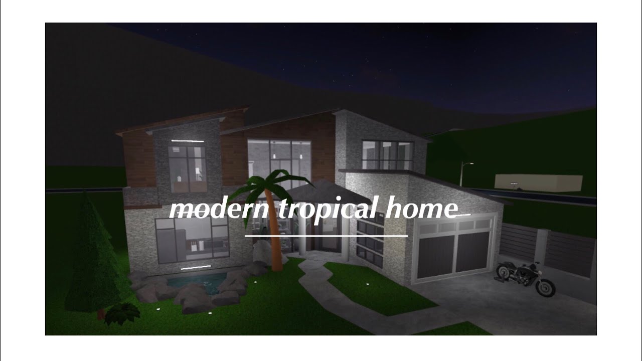 roblox bloxburg modern villa