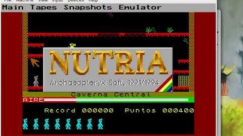 Evolution of NUTRIA, one of the oldest ZX Spectrum emulators for MS-DOS