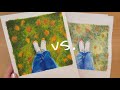 AQUARELA VS GUACHE