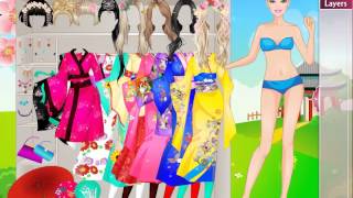 Dress Up Games  Celebrities  Barbie  Barbie in Japan Dress Up Game screenshot 1