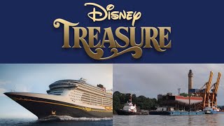 For the new DISNEY TREASURE Cruise Ship | Huge Blocks leaving Port of Swinoujscie / Pl by inselvideo 539 views 6 months ago 57 seconds