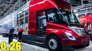 Tesla Semi BIG Update! Mass Production 2024, Shock Price, Payload and New Version Release Soon!