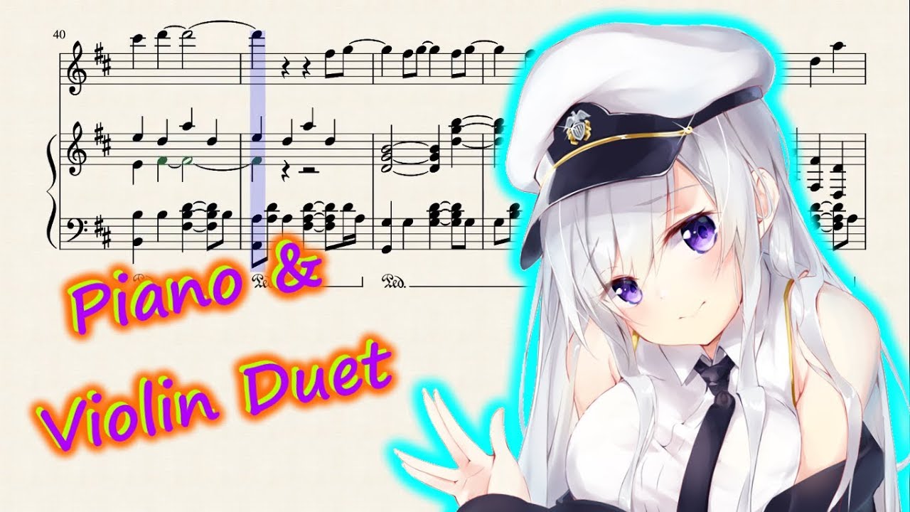 Anime Piano Duet Sheet Music