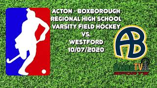 Acton-Boxborough Varsity Field Hockey vs Westford 10/07/2020