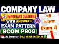 Company Law Important Questions With Answers Bcom Prog 2nd Semester | SOL Regular Ncweb