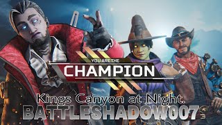 Apex Legends Kings Canyon at Night CHAMPION