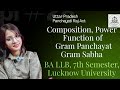 Complete Uttar Pradesh Panchayati Raj Act, 1947 BA LLB 7th Semester Lucknow University #lucknow #llb