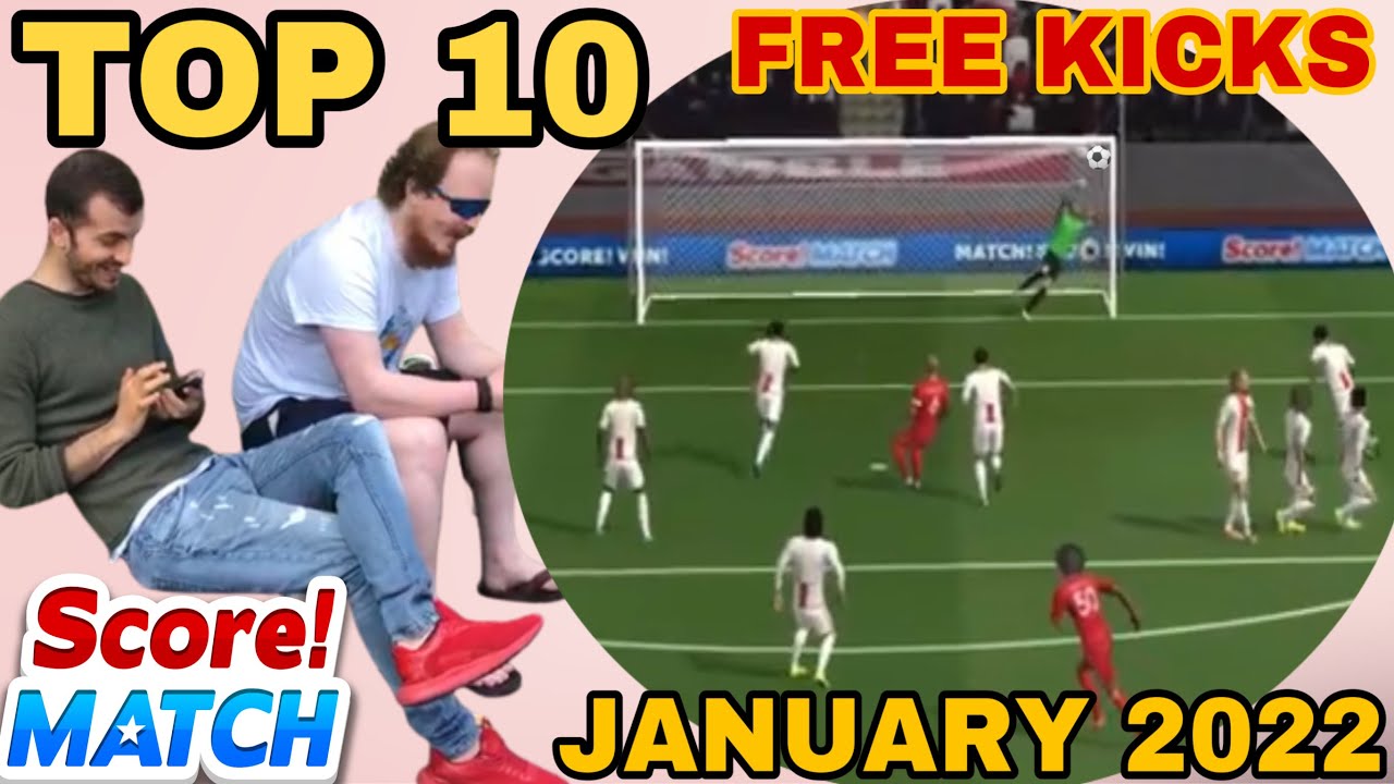 TOP 10 FREE KICKS GOALS SCORE MATCH ! GAMEPLAY ⚽️ January 2022 YouTube