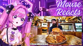 Mouse Reacts to BeardMeatsFood: The Graveyard Burger Challenge