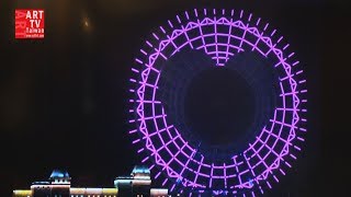 臺中跨年-麗寶天空之夢摩天輪150秒燈光秀