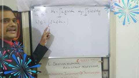 COSM, JNTU-H, Covariance and Correlation coefficient between random variables x and y
