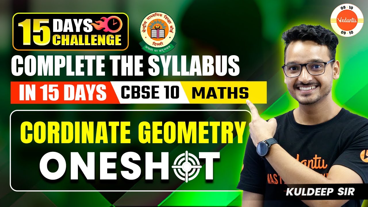 Coordinate Geometry in One Shot | Class 10 Maths | CBSE 2024 - YouTube
