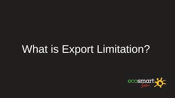 What is Export Limitation?
