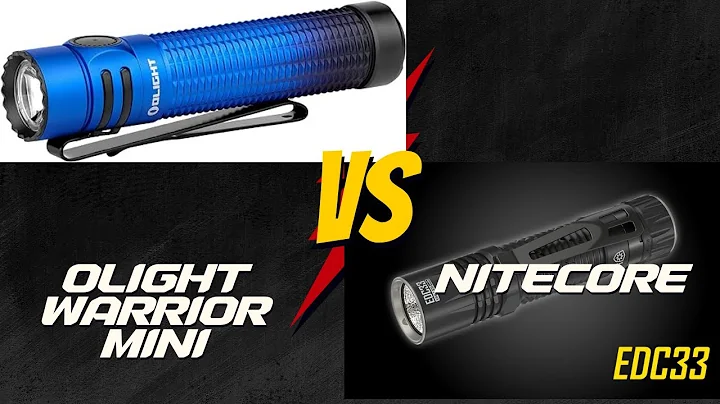 Olight Warrior 3 Mini vs Nitecore EDC33-Best EDC/Tactical Light