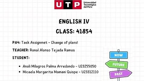 TASK ASSIGNMENT - CHANGE OF PLANS!