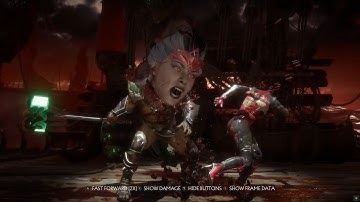 MK11 Shao Khan Knock Their Block Off Brutality