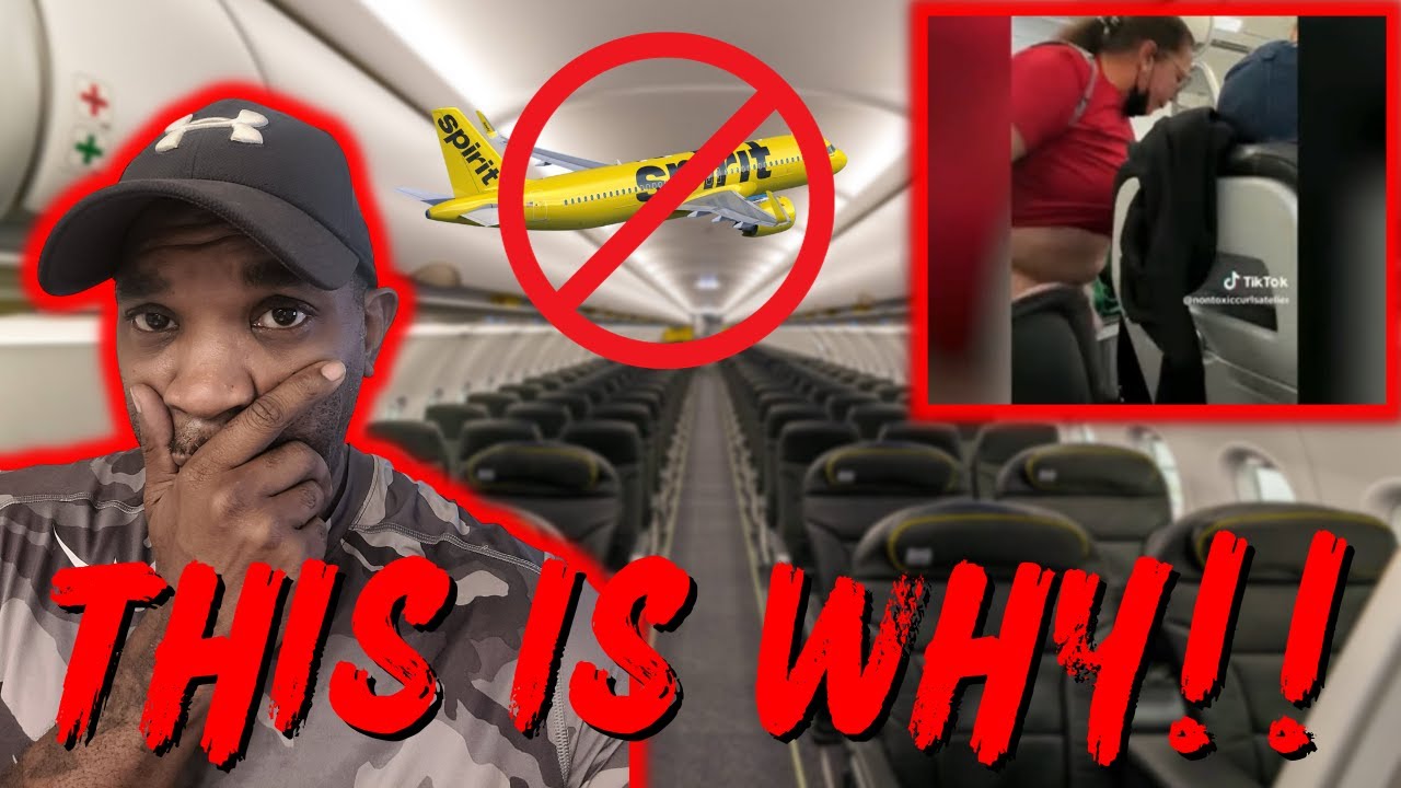 Female Passenger On A Spirit Airlines Flight Does This When Told To female-passenger-on-a-spirit-airlines-flight-does-this-when-told-to