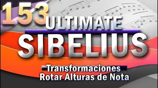 Curso de Sibelius Ultimate | 153 - Transformaciones Rotar Alturas de Nota