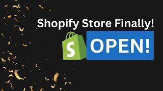 shopify store officially OPENED! | Organic Dropshipping Challenge
