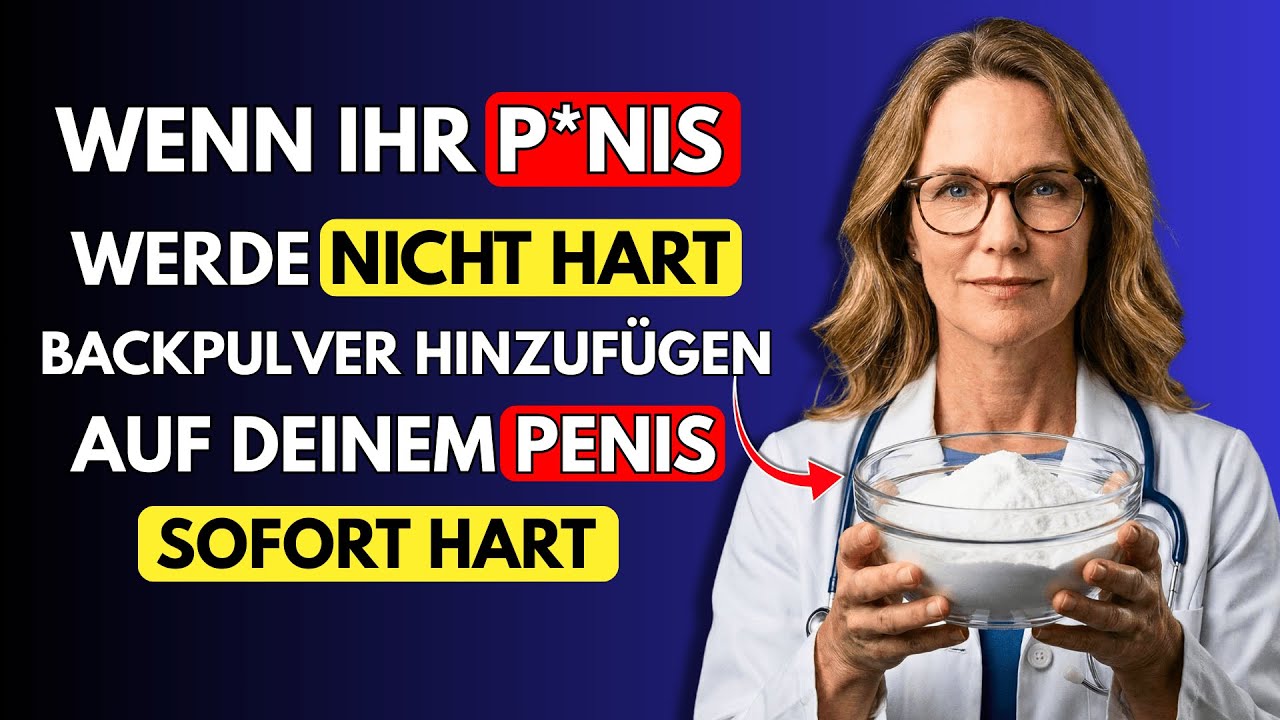 Urologe erklärt: Warum Natron die Durchblutung bei Männern über 60 verbessert - Dr Sophie