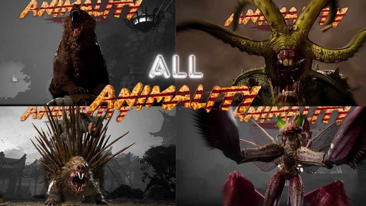 Mortal Kombat 1 - ALL ANIMALITIES - Gameplay @(1080p) 60ᶠᵖˢ - YouTube
