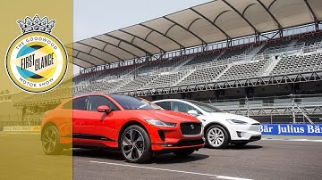 Jaguar I-Pace v Tesla Model X drag race