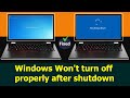 Windows Won't turn off properly after shutdown | How to Fix