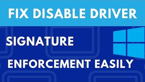 How to Disable driver signature enforcement manually on Windows 8, 8.1 and 10.