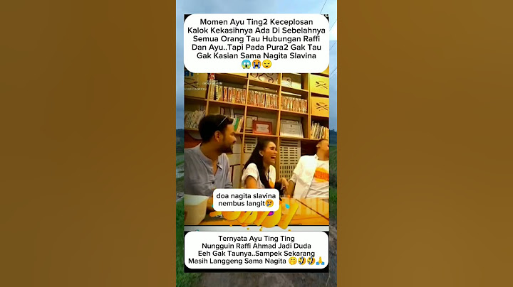 seconds ago ayu let it slip that her lover is raffi ahmad😱#raffiahmad#ayutingting#nagita#shorts#s...