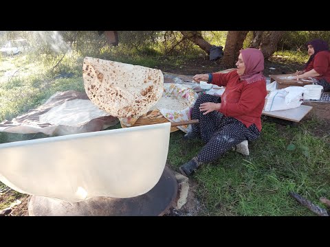 YUFKA EKMEK NASIL YAPILIR ? YUFKA EKMEK HAMURU TARİFİ YUFKA NASIL AÇILIR How to make phyllo bread