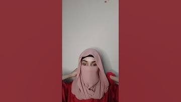 easy hijab with niqab tutorial #youtubeshorts #ytshorts #youtube #hijbigirl #taliaismail #hijab