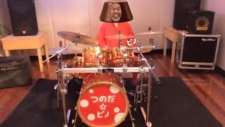 つのだ☆ひろ、華麗なドラム演奏披露！　約15年ぶり広告出演果たしSNSで大反響！　WEB動画第2弾「つのだ☆ピノ 笑顔のドラマー篇」