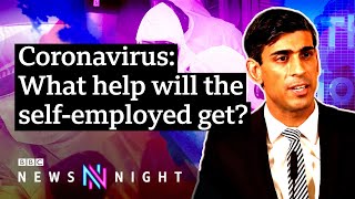 Coronavirus: UK unveils help for self-employed workers - BBC Newsnight