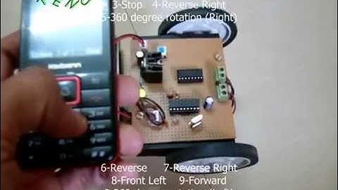 GSM Mobile Controlled Robot Without Microcontroller.