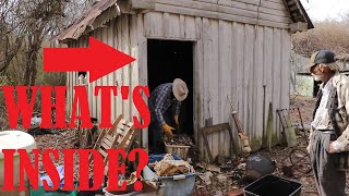 Cleaning Out 140 Year Old Shed On Abandoned Farm