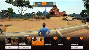 ZOO TYCOON ALL DIFFRENT TYPES OF ANIMALS YOU CAN BUY AND ADOPT XBOX ONE GAMEPLAY
