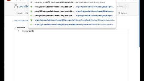 PR Demo - Create New Files on Gitea with Pre-defined Filename & Contents (like GitHub)