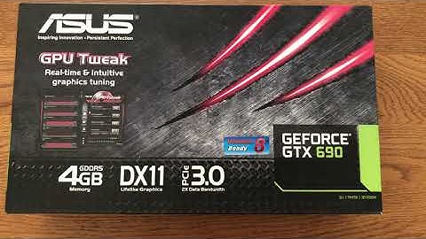 Asus GeForce GTX 690 Unboxing