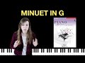 Minuet in g piano adventures level 3b performance book