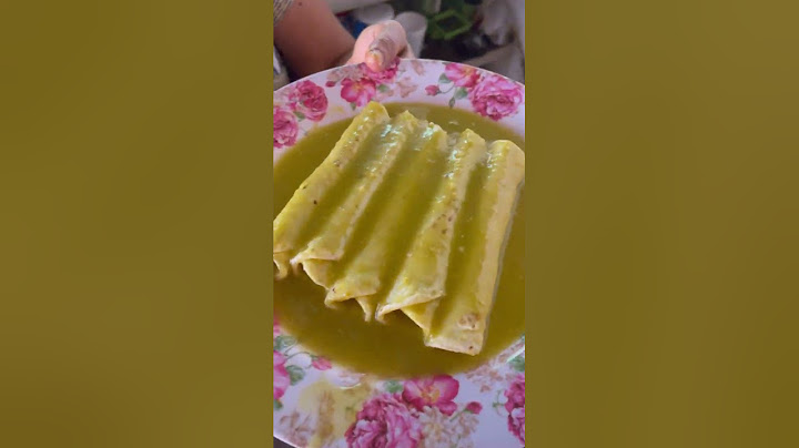 Las mejores enchiladas rellenas de pollo ( Enchiladas Verdes)