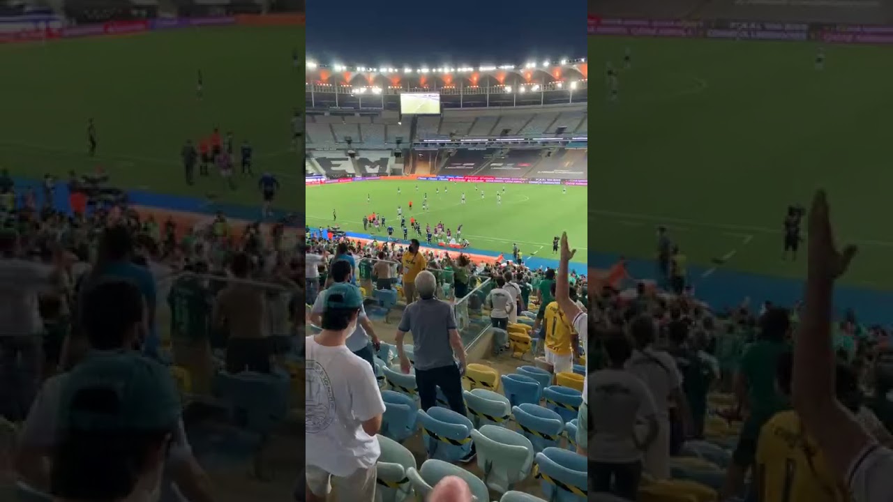 O momento em que o Palmeiras de Abel Ferreira se sagrou campeão da Libertadores!!( Visto do estádio)