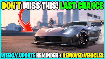 Massive Week Coming To An End! GTA Weekly Update Reminder!
