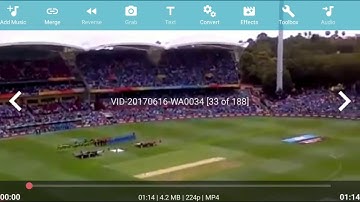 Video Editing using androvid mobile app