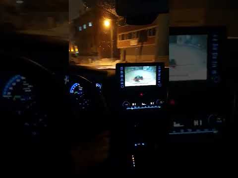 @sahindengiz Toyota Corolla gece karlı havada Snap