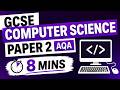 AQA GCSE Computer Science Paper 2 In 8 Min