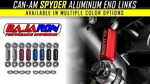 Can-Am Spyder Aluminum End Links | Install
