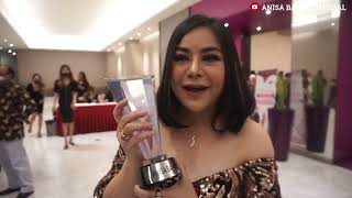 Anisa Bahar kembali mendapatkan Penghargaan bersama Gubernur Sumatera Selatan LINTAS POLITIKA AWARD